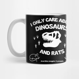 Dinosaurs And Rats, T Rex Skull Mug